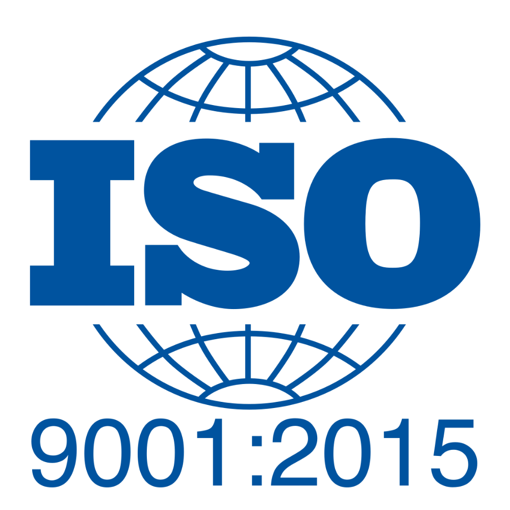 ISO 9001:2015 certified