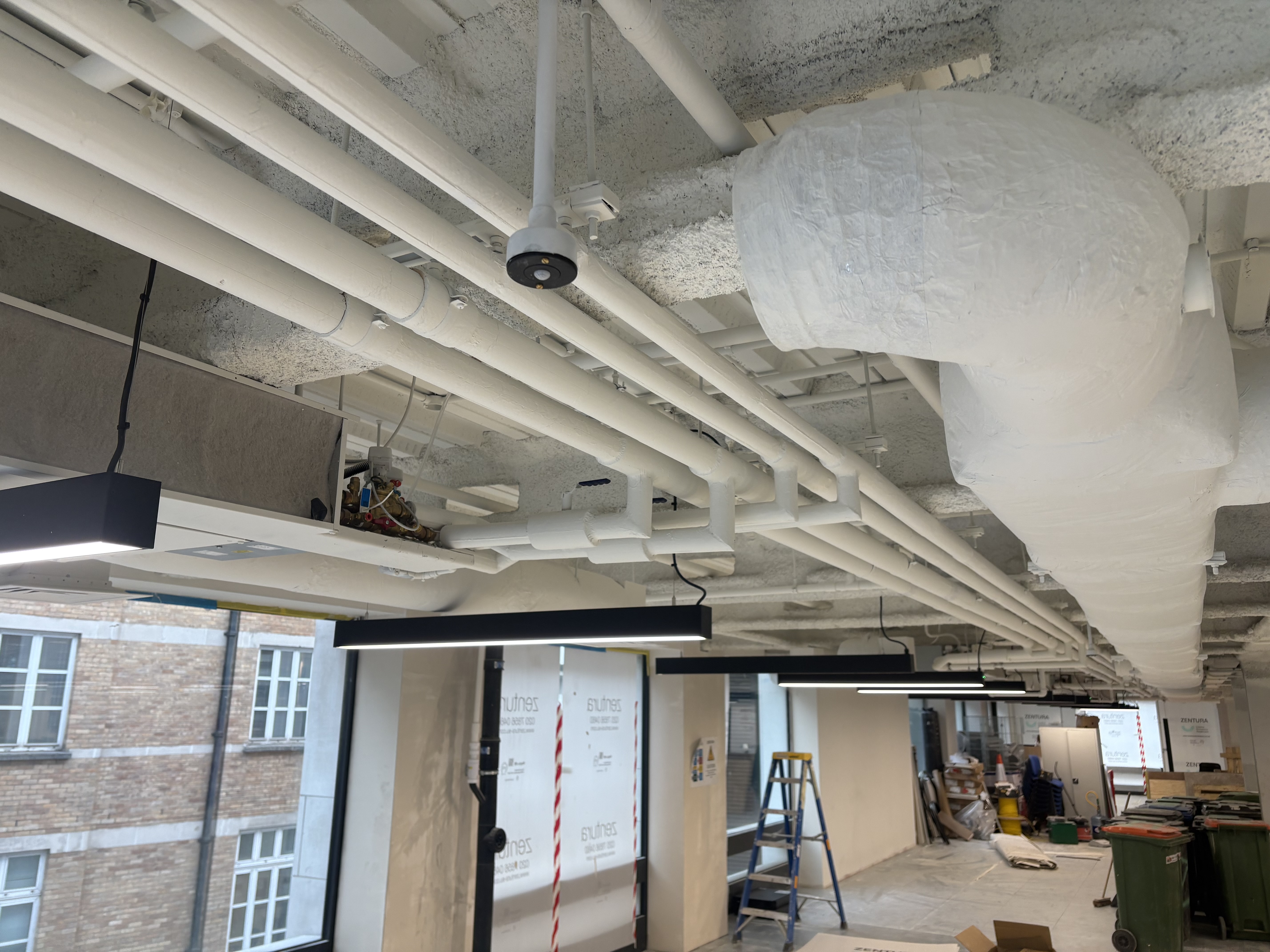 Finished HVAC installation